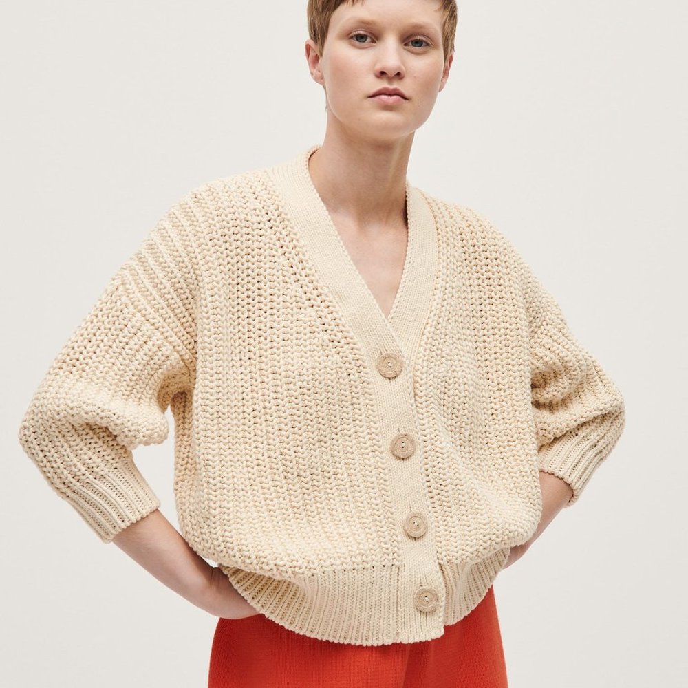 BABAA Cardigan No. 18 100% Cotton in Natural
